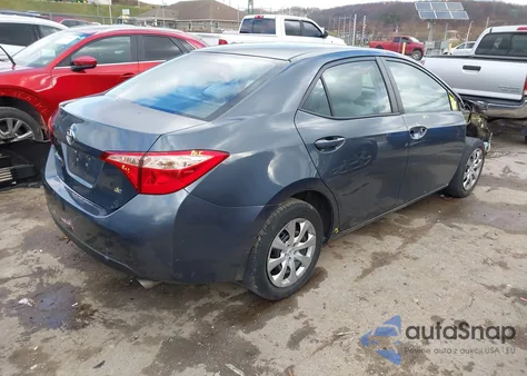 2018 Toyota Corolla Le из США, поврежденный, VIN 2T1BURHE3JC009137